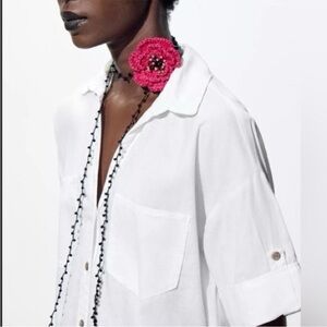 Zara Pink Floral Hair Accessory